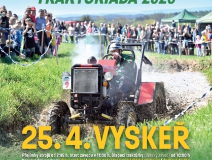 TRAKTORIÁDA VYSKEŘ – 25.5.2026